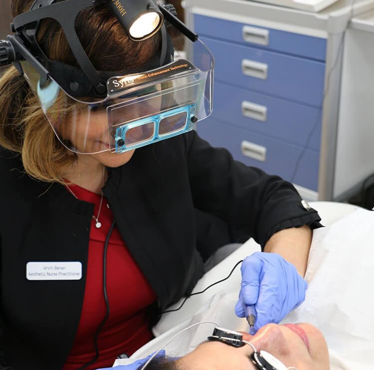 Thread vein treatment